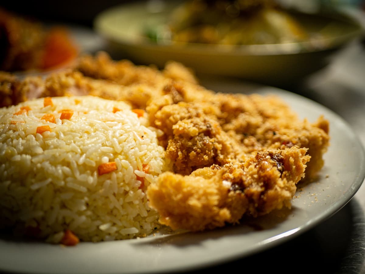 Crispy chicken Rice for Life